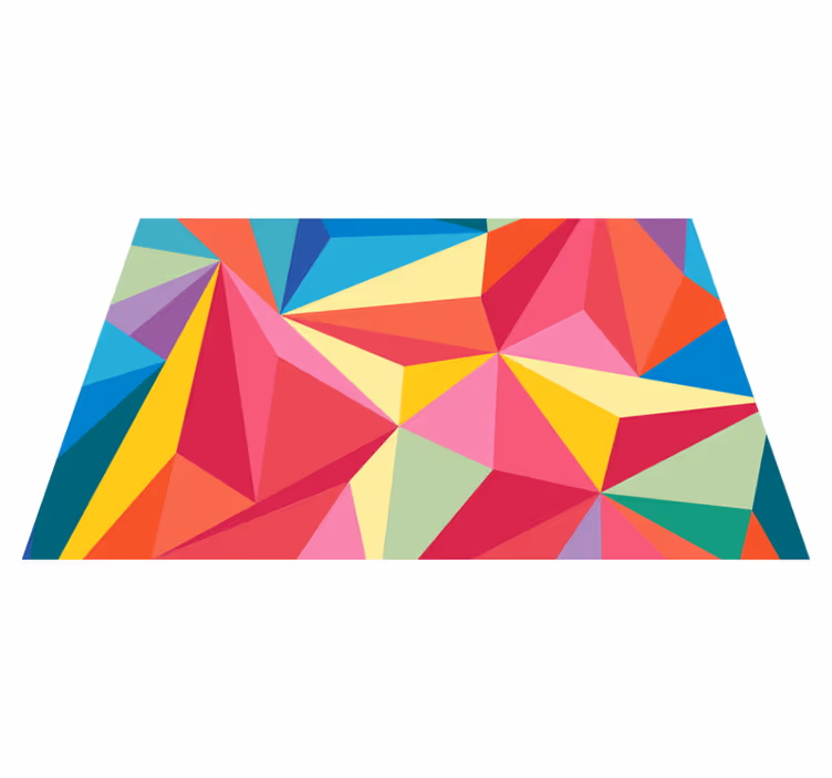 Alkuperäinen pöytätabletti geometrinen värikoostumus - Tenstickers