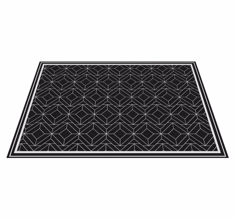 Pöytätabletti moderni geometrinen musta pinta - Tenstickers