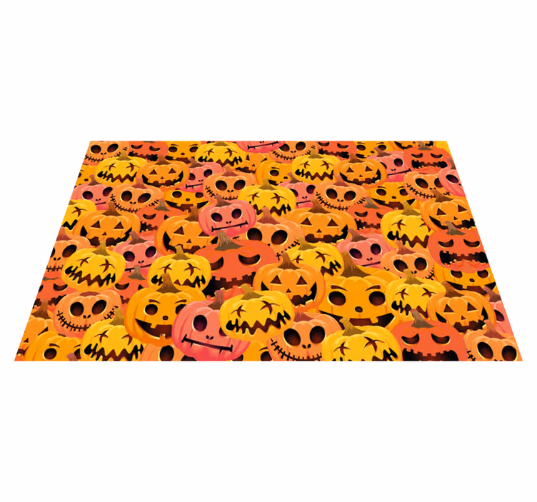 Kurpitsan taidekokoelma Halloween pöytätabletti - Tenstickers