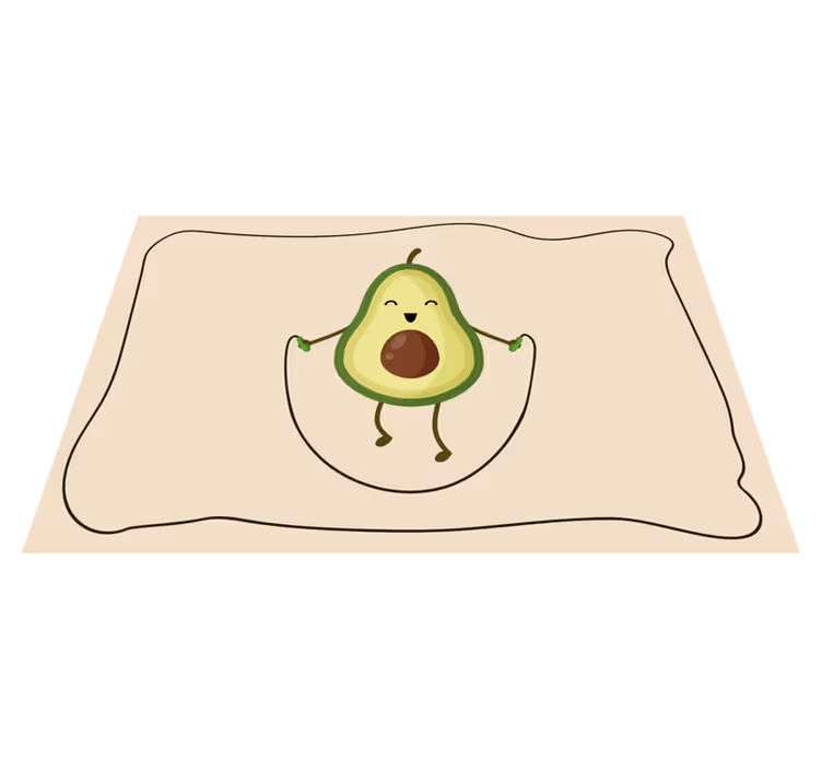 Iloinen avokado pöytätabletti - Tenstickers