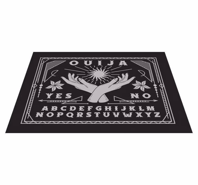 Mustavalkoinen ouija-lauta Alkuperäinen pöytätabletti - Tenstickers