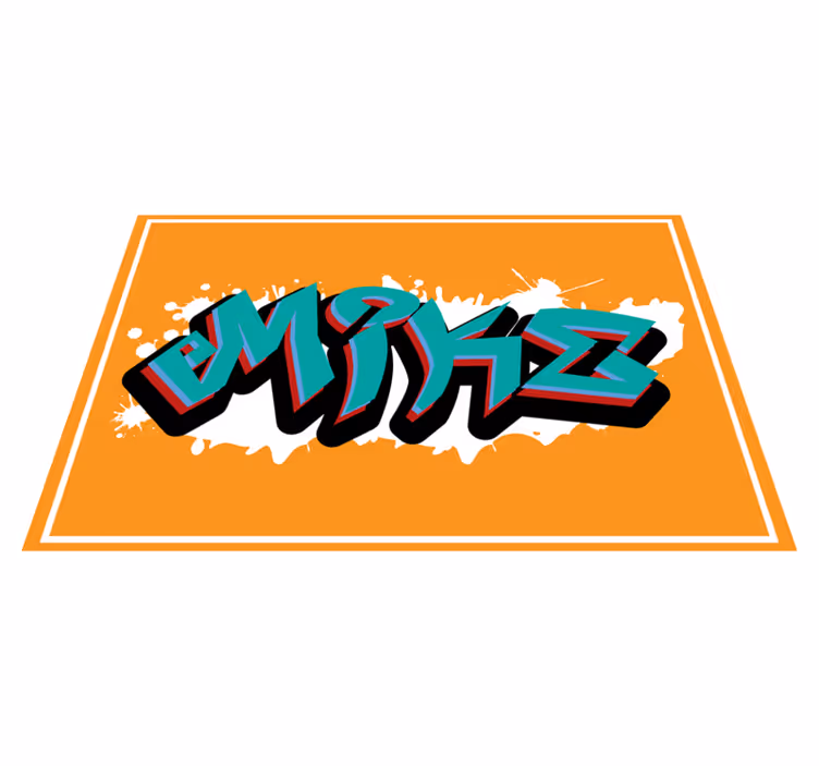 Villi tyyli kuningas graffiti pöytätabletti nimellä - Tenstickers