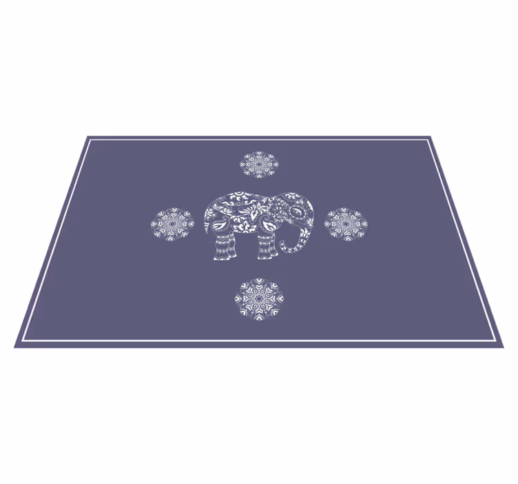 Alkuperäinen pöytätabletti norsukuviointi - Tenstickers