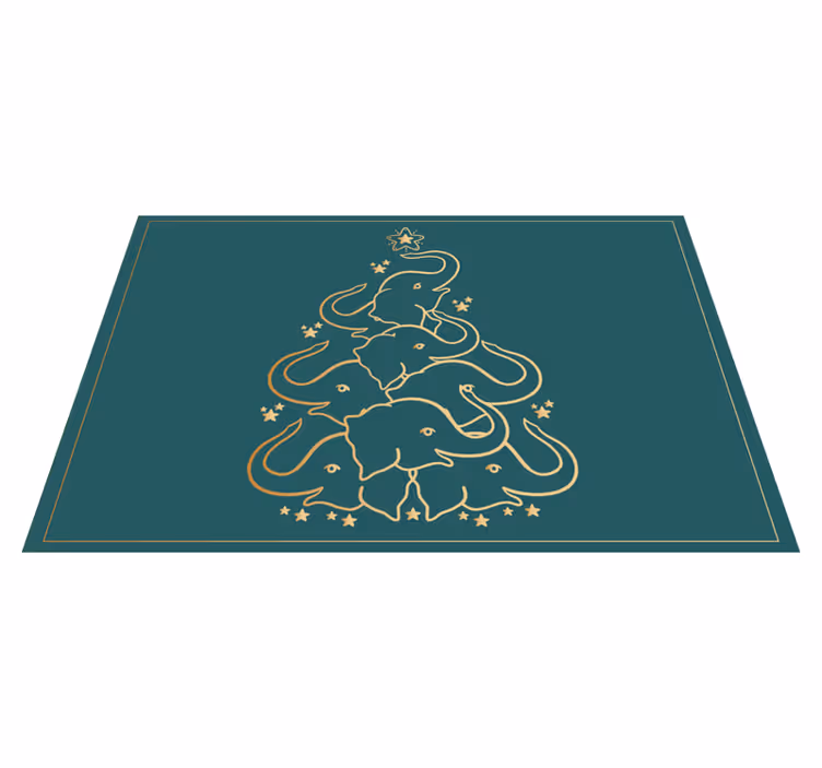 Elegantti elefanttipuu jouluinen pöytätabletti - Tenstickers