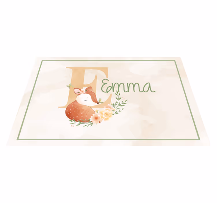 Söpöjä eläimiä peuroja nimeltä lasten pöytätabletti - Tenstickers