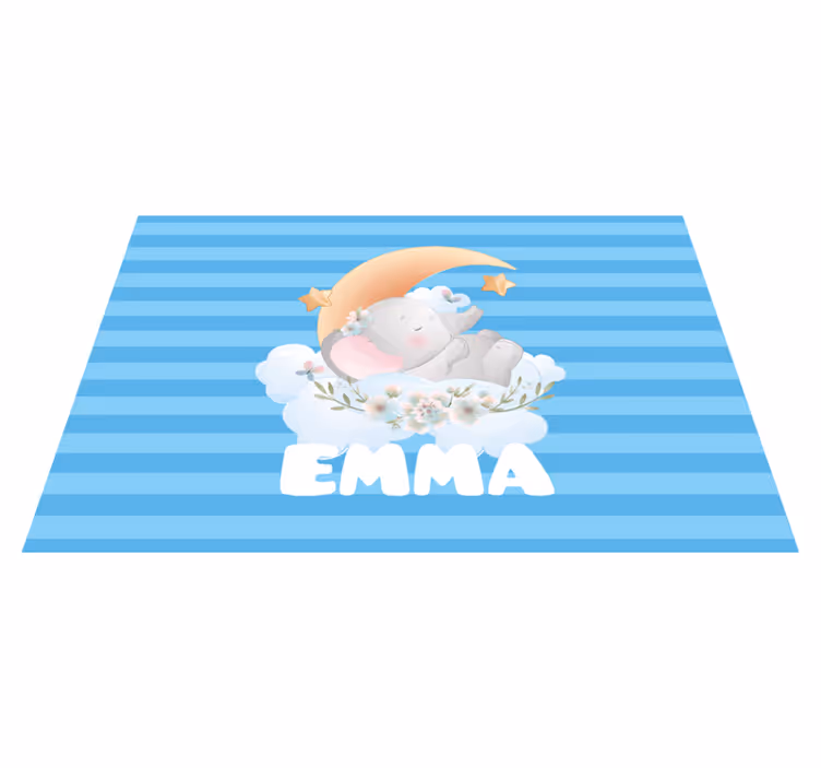 Söpö elefantti design lasten pöytätabletti - Tenstickers