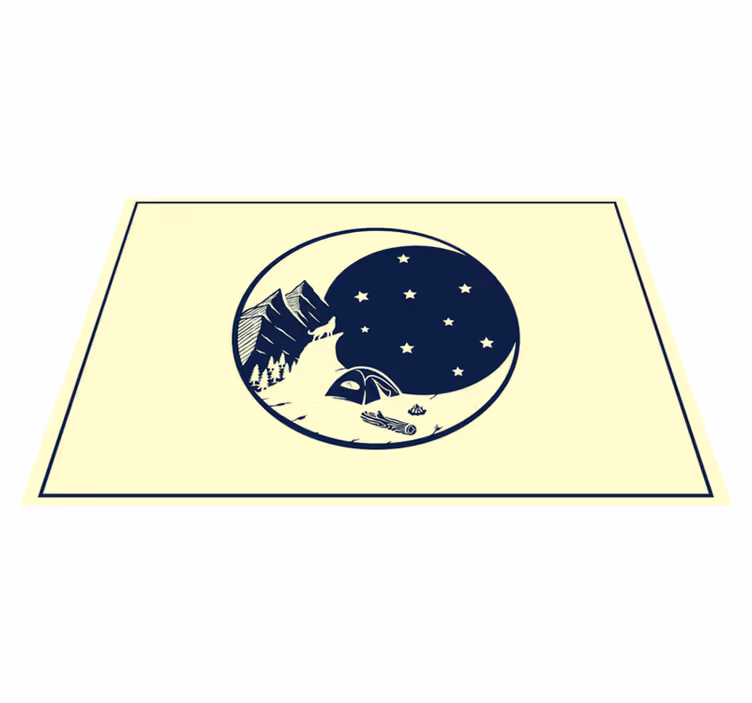 Vuoristoleirikuva alkuperäinen pöytätabletti - Tenstickers