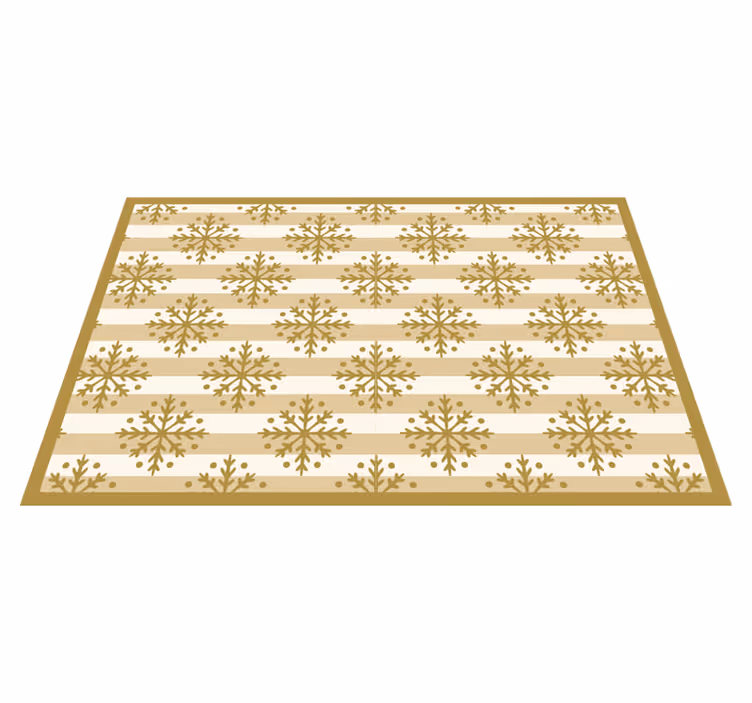 Lumihiutaleaiheinen joulupöytätabletti - Tenstickers