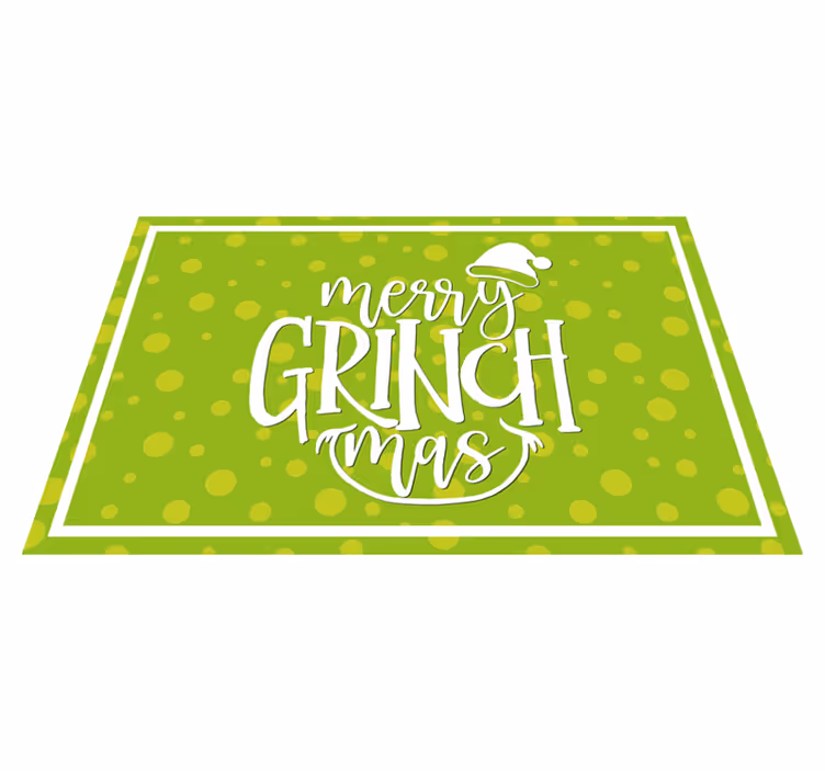 Iloinen grinch-jouluinen pöytätabletti - Tenstickers
