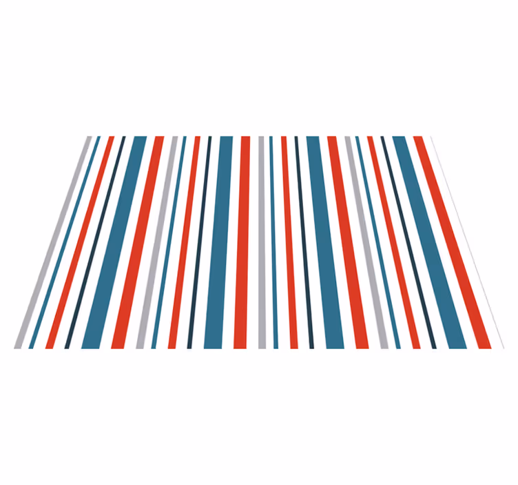Merellinen retro raidallinen muotoilu pöytätabletti moderni - Tenstickers