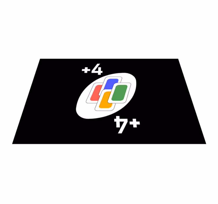 Alkuperäinen pöytätabletti korttipelihenkisellä muotoilulla - Tenstickers