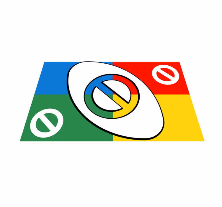 Abstrakti värikäs muoto pöytätabletti moderni - Tenstickers