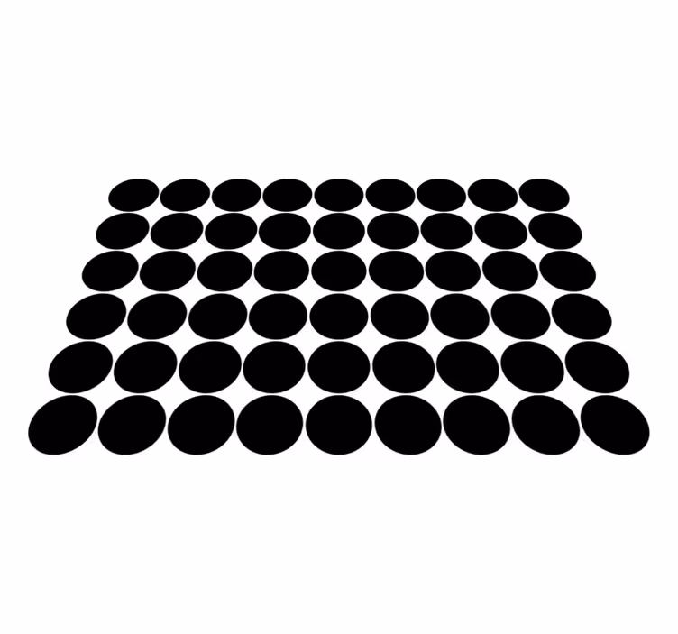 Mustien pisteiden kuvio pöytätabletti moderni - Tenstickers