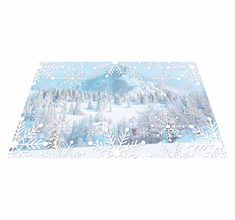Talvi esteettinen valokuvaus Alkuperäinen pöytätabletti - Tenstickers