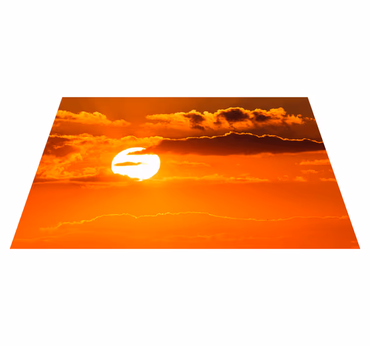 Pöytätabletti moderni auringonlaskutaivaan maisema - Tenstickers