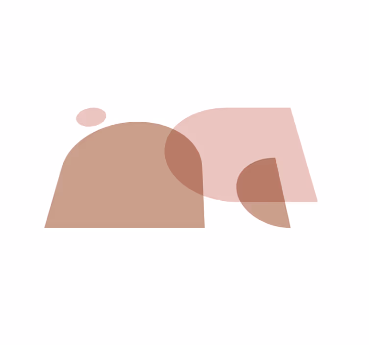 Pöytätabletti moderni nykyaikaiset geometriset muodot - Tenstickers
