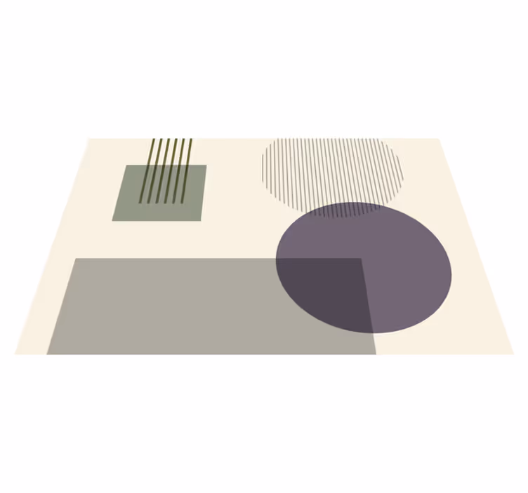 Pöytätabletti moderni geometriset muotot - Tenstickers