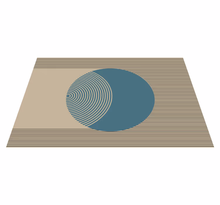 Pöytätabletti moderni geometrinen pyöreä kuvio - Tenstickers