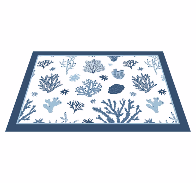 Koralli ja merikasvit pöytätabletti - Tenstickers