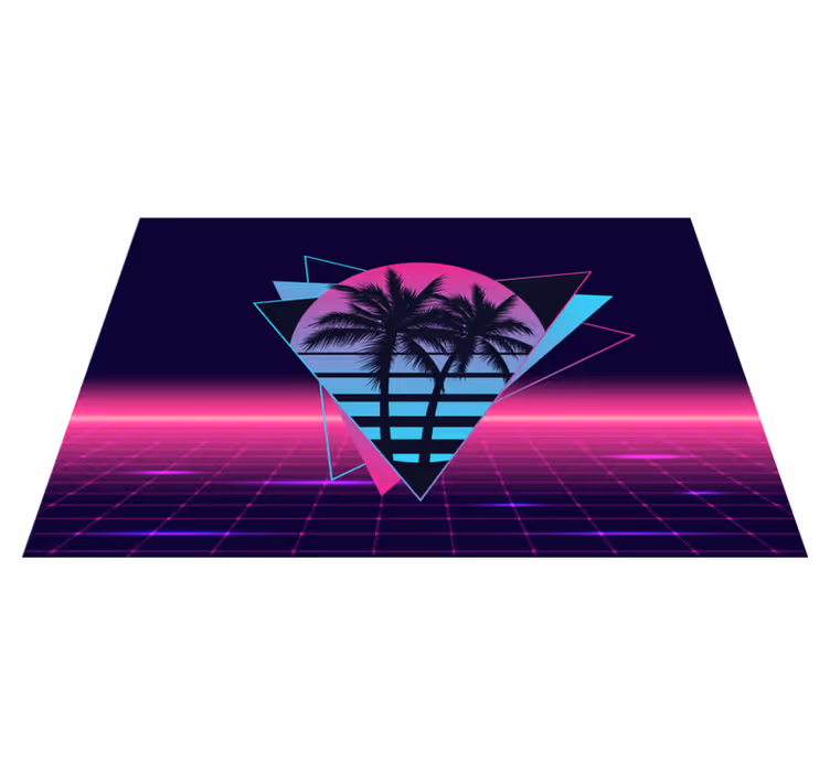Pöytätabletti moderni retropalmungeometria - Tenstickers
