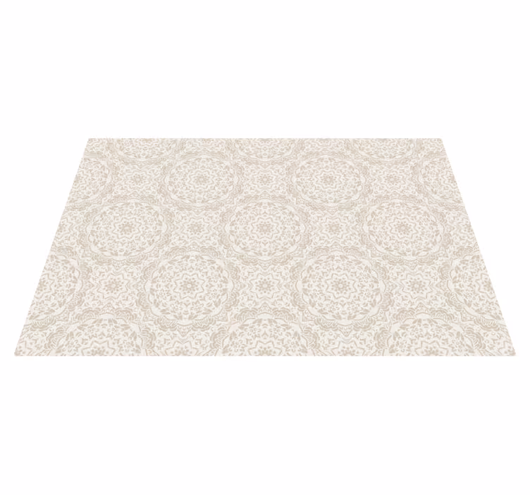 Klassinen beige pyöreä koriste tyylikäs pöytätabletti - Tenstickers