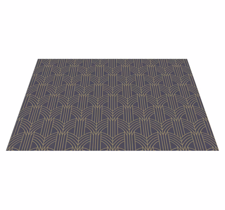 "art deco" -tyylinen geokuvio tyylikäs pöytätabletti - Tenstickers