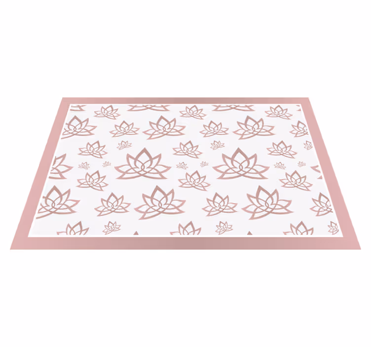 Elegantti lootuskuvio pöytätabletti - Tenstickers