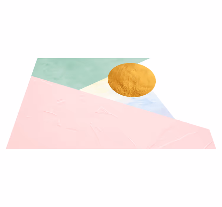 Pöytätabletti moderni teksturoitu geometria - Tenstickers