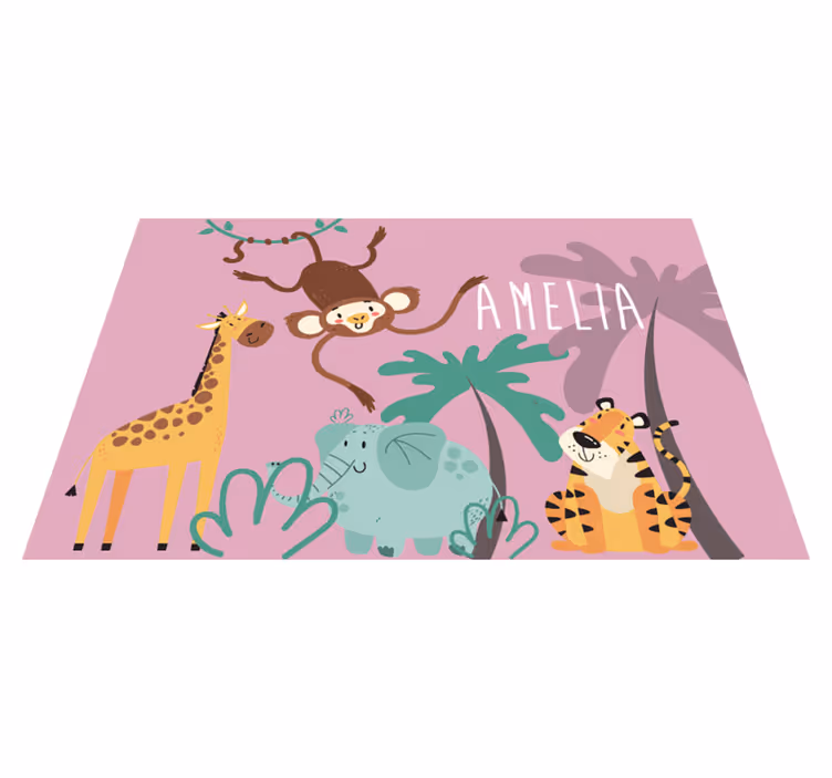 "boho" lasten viidakko lasten pöytätabletti - Tenstickers