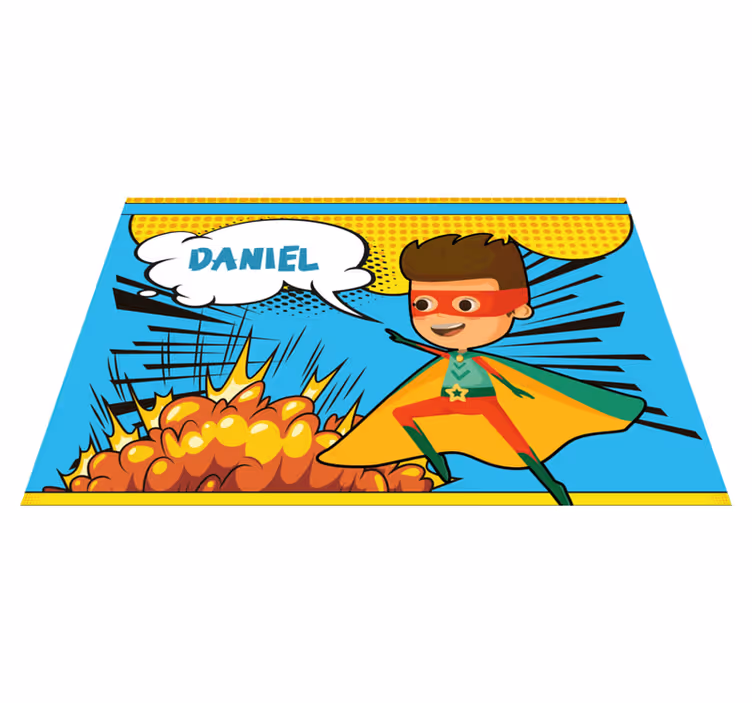 Sarjakuvan supersankari nimi pöytätabletti - Tenstickers