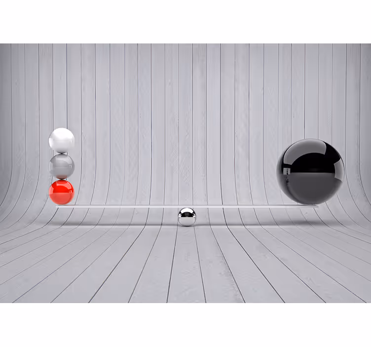 Tasapaino 3d valokuvatapetti sinulle - Tenstickers