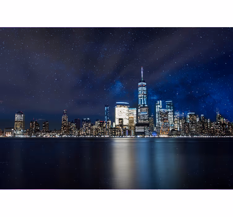 Tähtitaivas yli new yorkin seinämaalauksen - Tenstickers