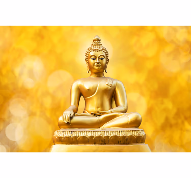 Buddha triptyykki valokuvatapetti - Tenstickers