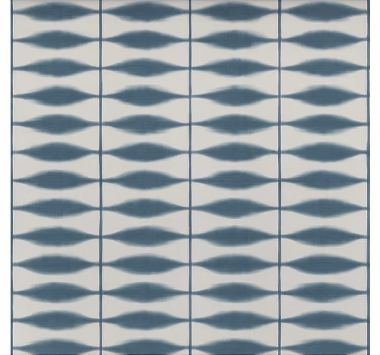 Shibori denim kylpyhuoneen tapetti - Tenstickers