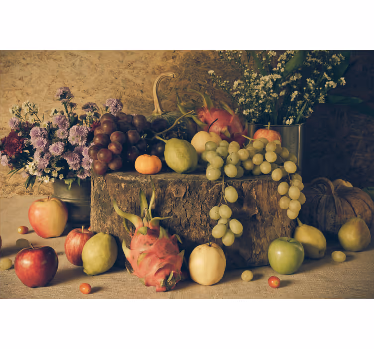 Keittiön valokuvatapetti hedelmät keittiöön - Tenstickers