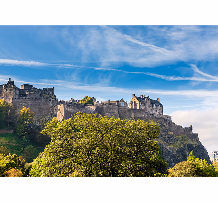 Edinburghin linnan valokuvatapetti - Tenstickers