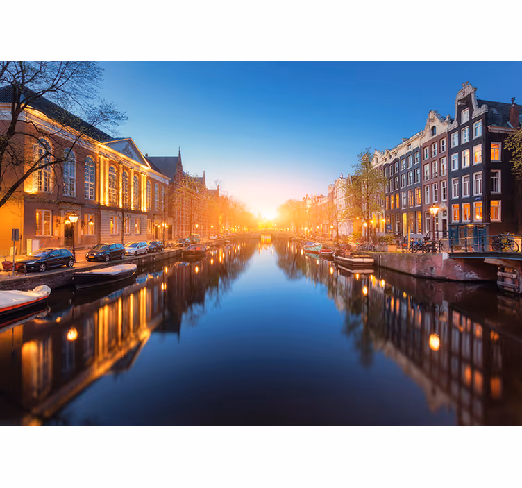 Kaupungin valokuvatapetti amsterdam - Tenstickers