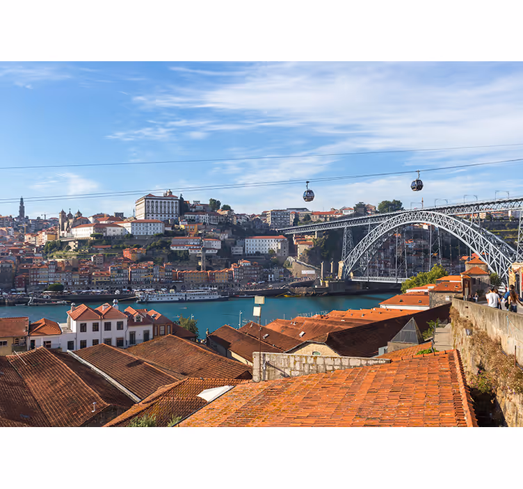 Porto panoraama valokuvatapetti - Tenstickers