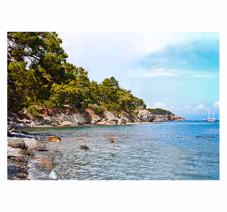 Antalya ranta meri valokuvatapetti - Tenstickers