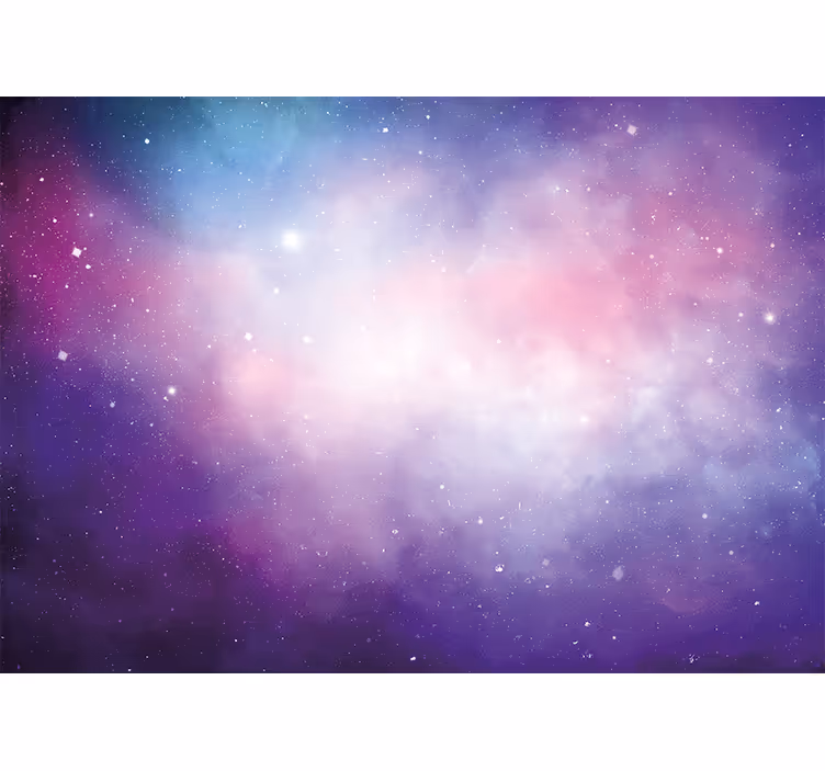 Violetti galaksin kohtaus avaruus tapetti - Tenstickers