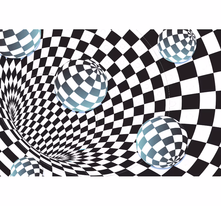 Seinävalokuva illuusio kuutiomaailmasta 3d tarra - Tenstickers