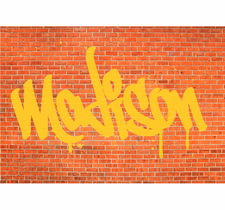 Graffiti tekstitaide valokuvatapetti - Tenstickers