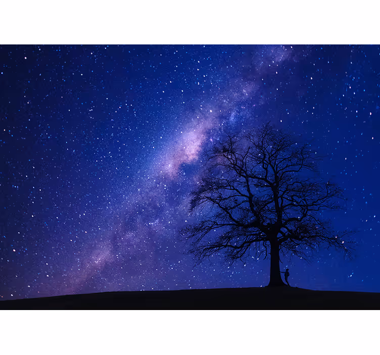 Astraalinen yönäkymä avaruus valokuvatapetti - Tenstickers