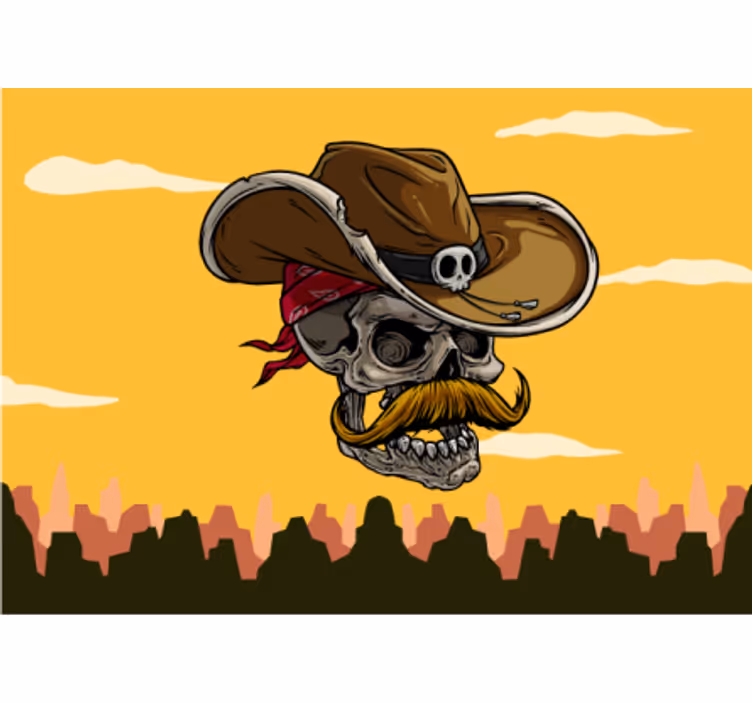 Kallo cowboy fantasia valokuvatapetti - Tenstickers