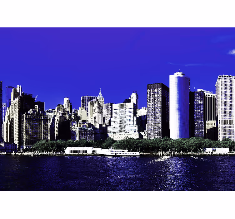 New yorkin horisontti valokuvatapetti - Tenstickers