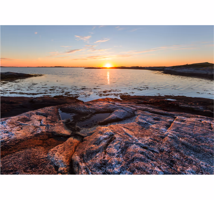 Norjan maisema upea auringonlasku valokuvatapetti luonto - Tenstickers