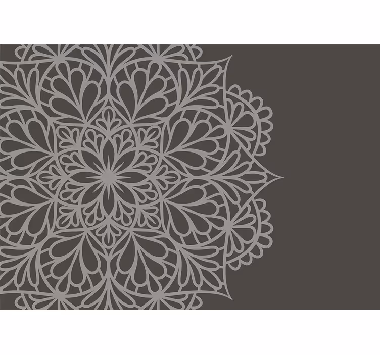 Elegantti mandala-kuvio valokuvatapetti - Tenstickers