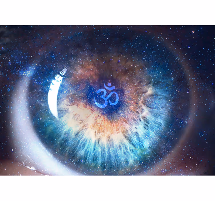 Zen valokuvatapetti taivaallinen silmä symboli - Tenstickers