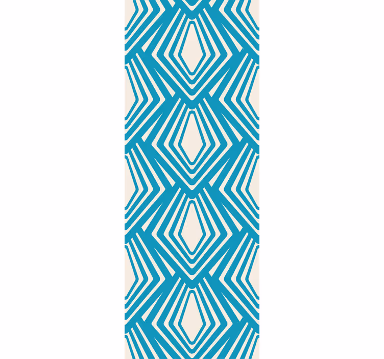 Geometrinen timanttikuvio valokuvatapetti - Tenstickers