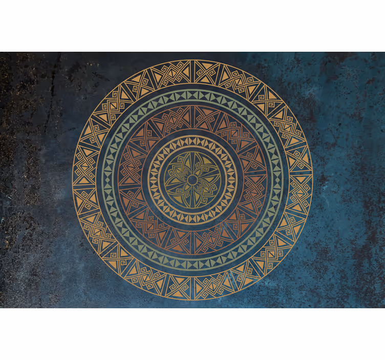Monimutkaiset geometriset asetelmat mandala valokuvatapetti - Tenstickers